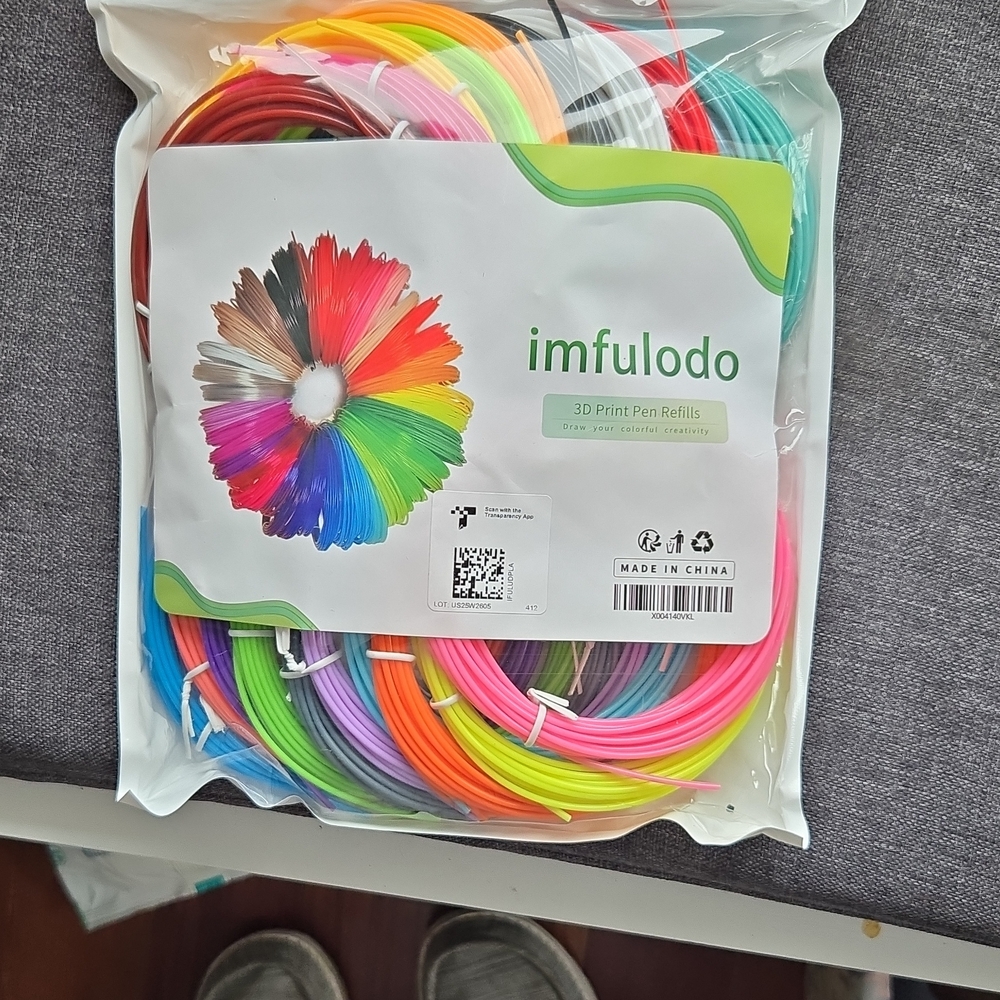 Imfulodo Multicolor 3D Print Pen Refills